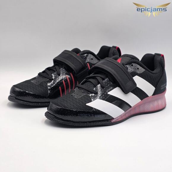 adidas Adipower Weightlifting 3 Size 7M / 8Wmns Shoes IH8232 Black Red New main image 10